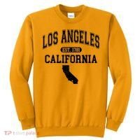 Los Angeles California Est 1781 Varsity Sweatshirt thumb 0