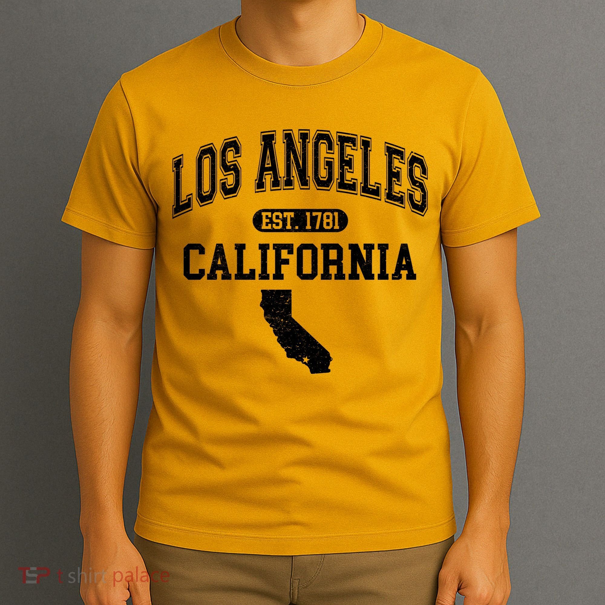Los Angeles California Est 1781 Varsity T-Shirt