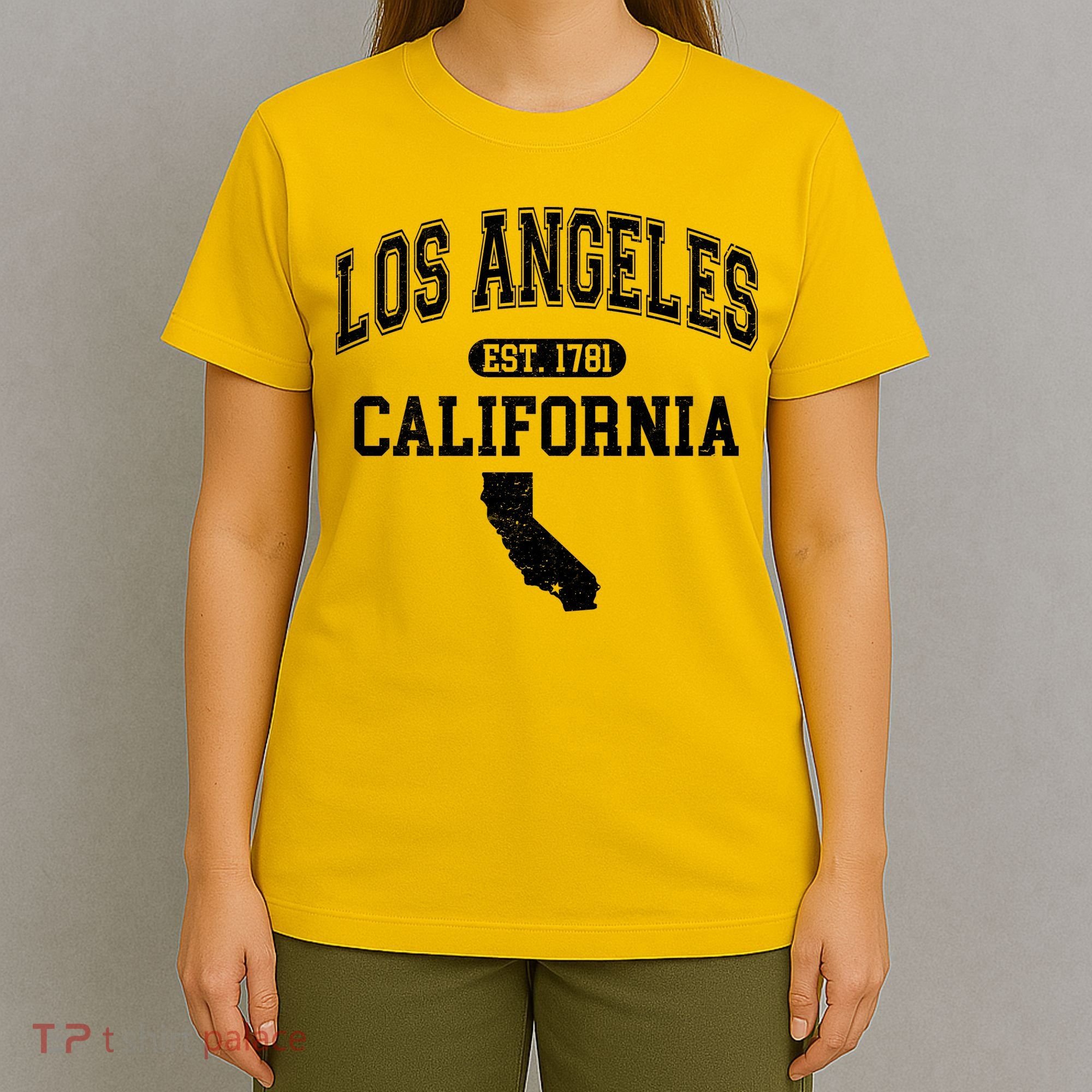 Los Angeles California Est 1781 Varsity T-Shirt