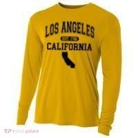 Los Angeles California Est 1781 Varsity Cooling Performance Long Sleeve Crew thumb 0