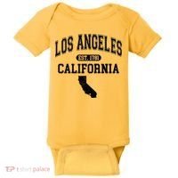 Los Angeles California Est 1781 Varsity Baby Bodysuit thumb 0
