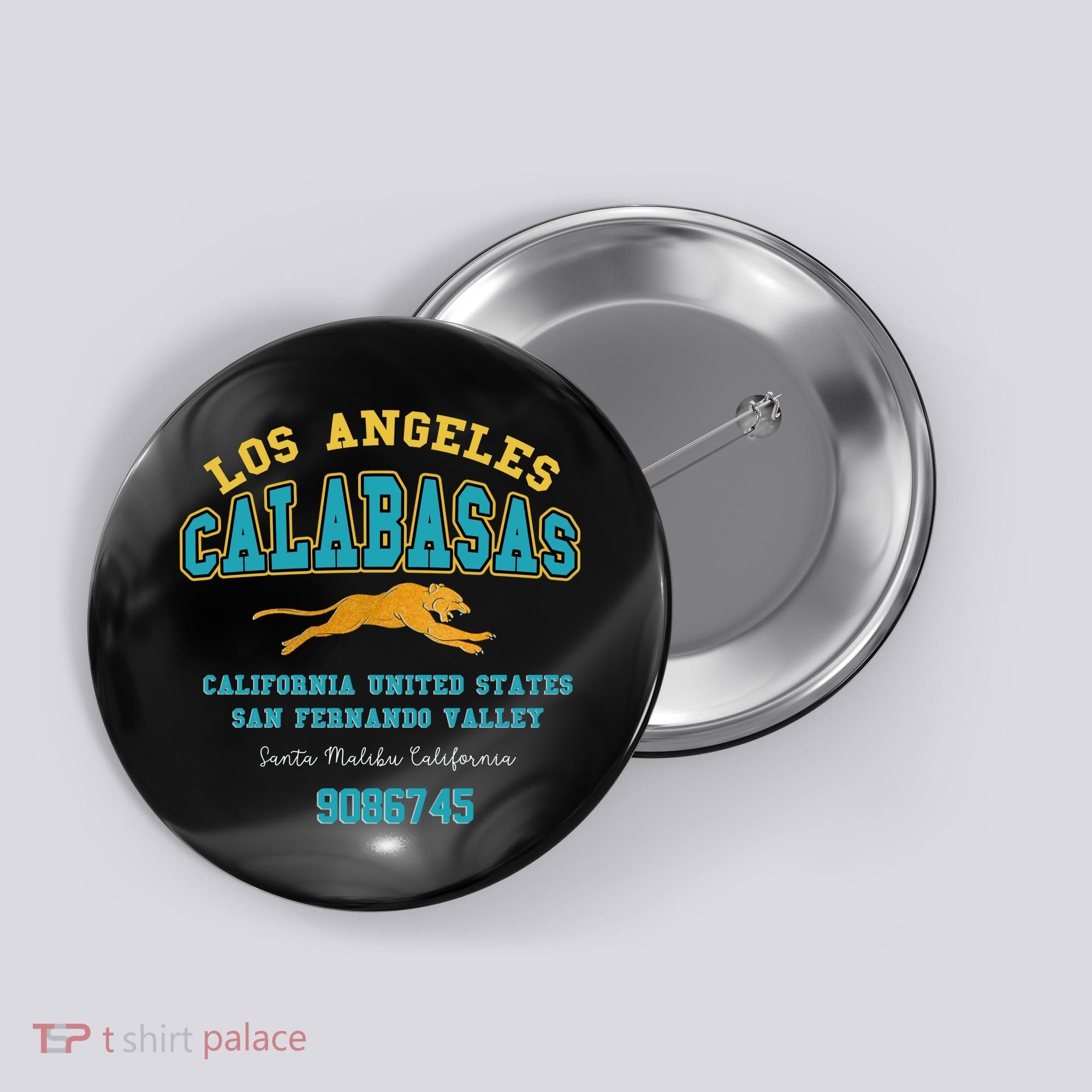 Los Angeles Calabasas Button