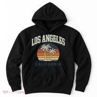 Los Angeles California Retro Hoodie thumb 0