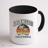 Los Angeles California Retro Coffee Mug thumb 1