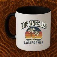 Los Angeles California Retro Coffee Mug thumb 2