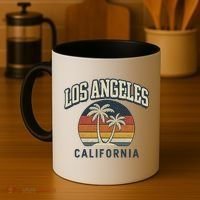 Los Angeles California Retro Coffee Mug thumb 4