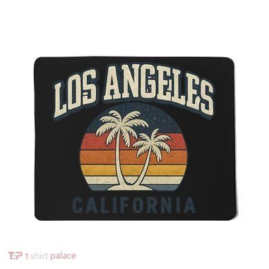 Los Angeles California Retro Mousepad