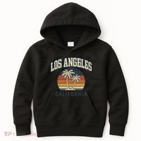 Los Angeles California Retro Kids Hoodie thumb 0