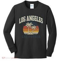 Los Angeles California Retro Kids Long Sleeve Shirt thumb 0