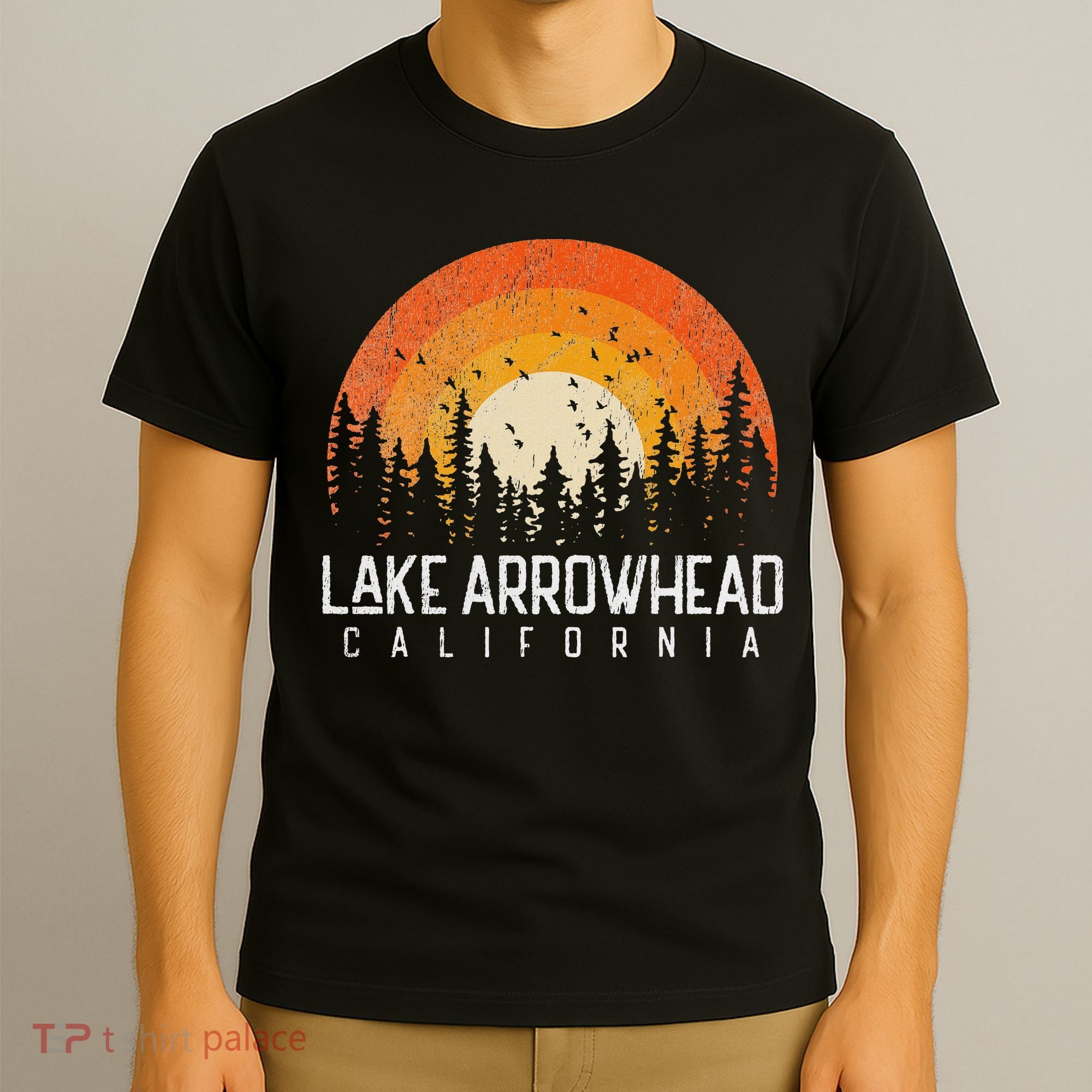 Lake Arrowhead California Ca Vintage 70s 80s 90s Retro T-Shirt