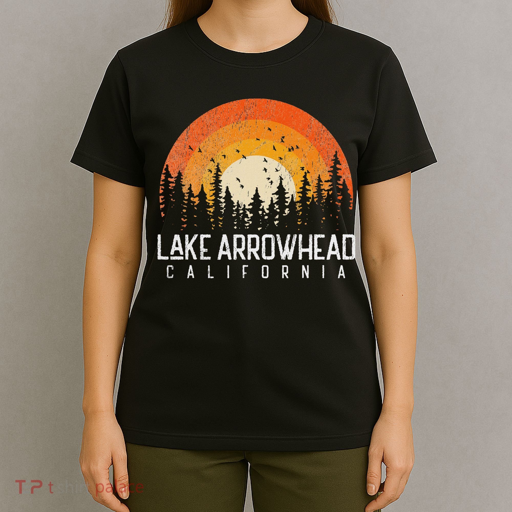 Lake Arrowhead California Ca Vintage 70s 80s 90s Retro T-Shirt