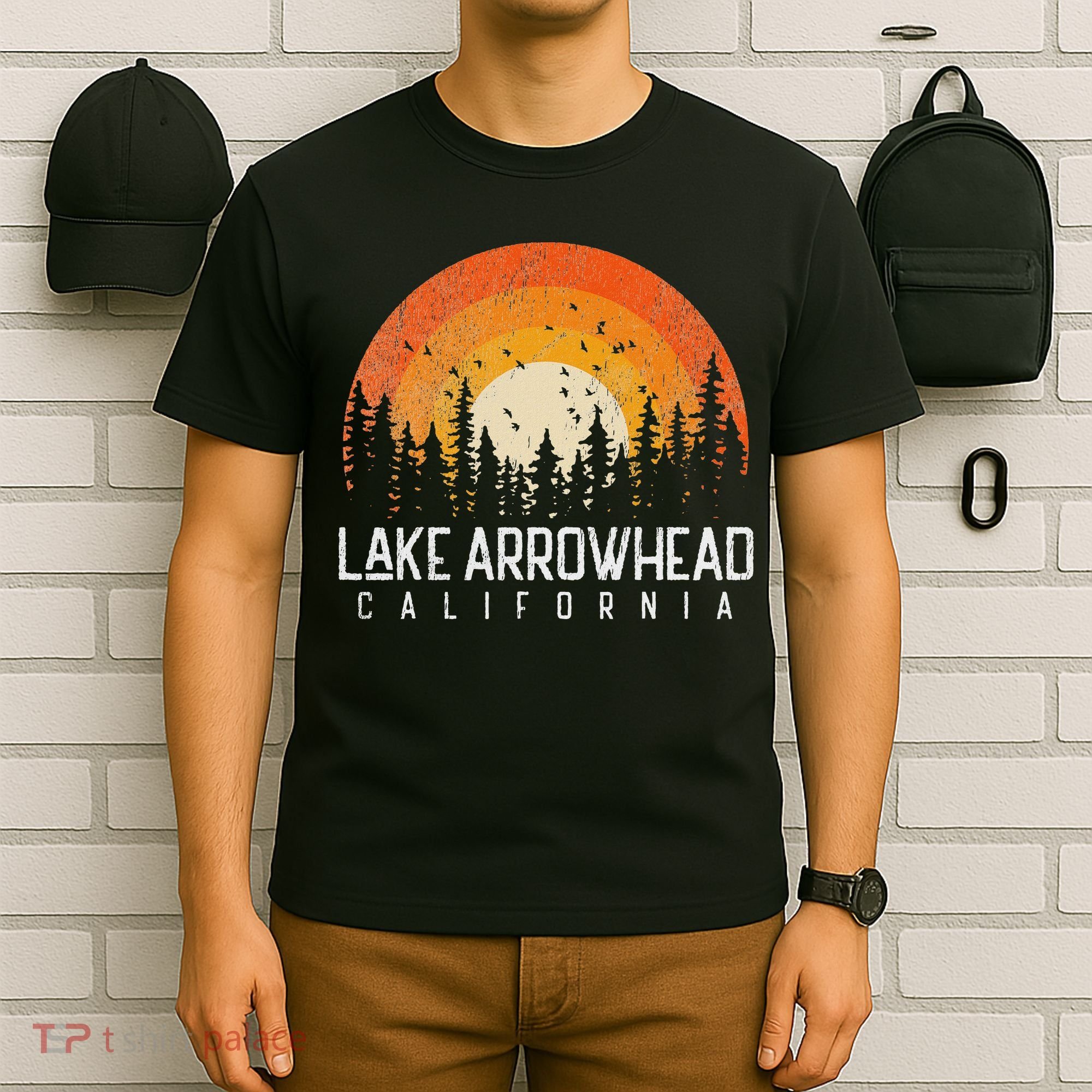 Lake Arrowhead California Ca Vintage 70s 80s 90s Retro T-Shirt
