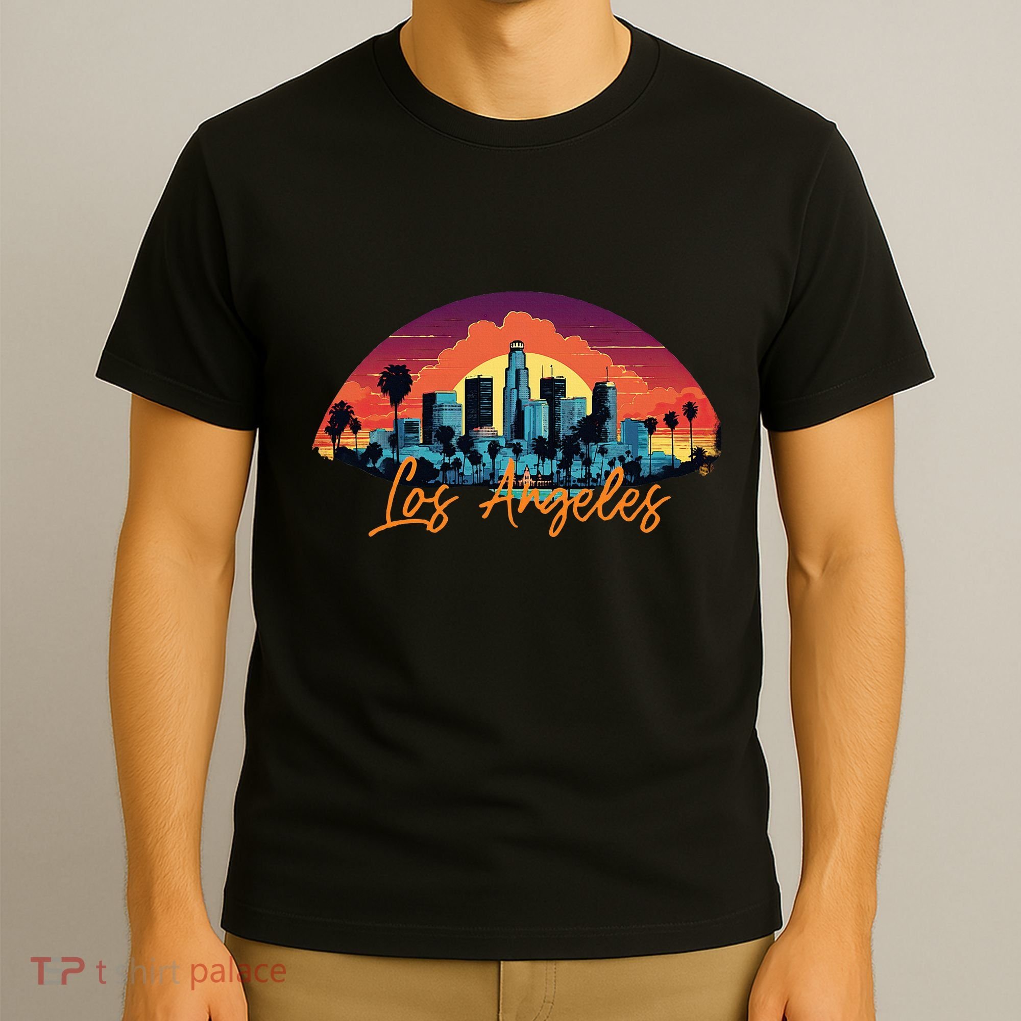 Los Angeles California City Downtown Skyline California L.A. T-Shirt