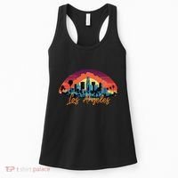 Los Angeles California City Downtown Skyline California L.A. Women's Tank Top thumb 0