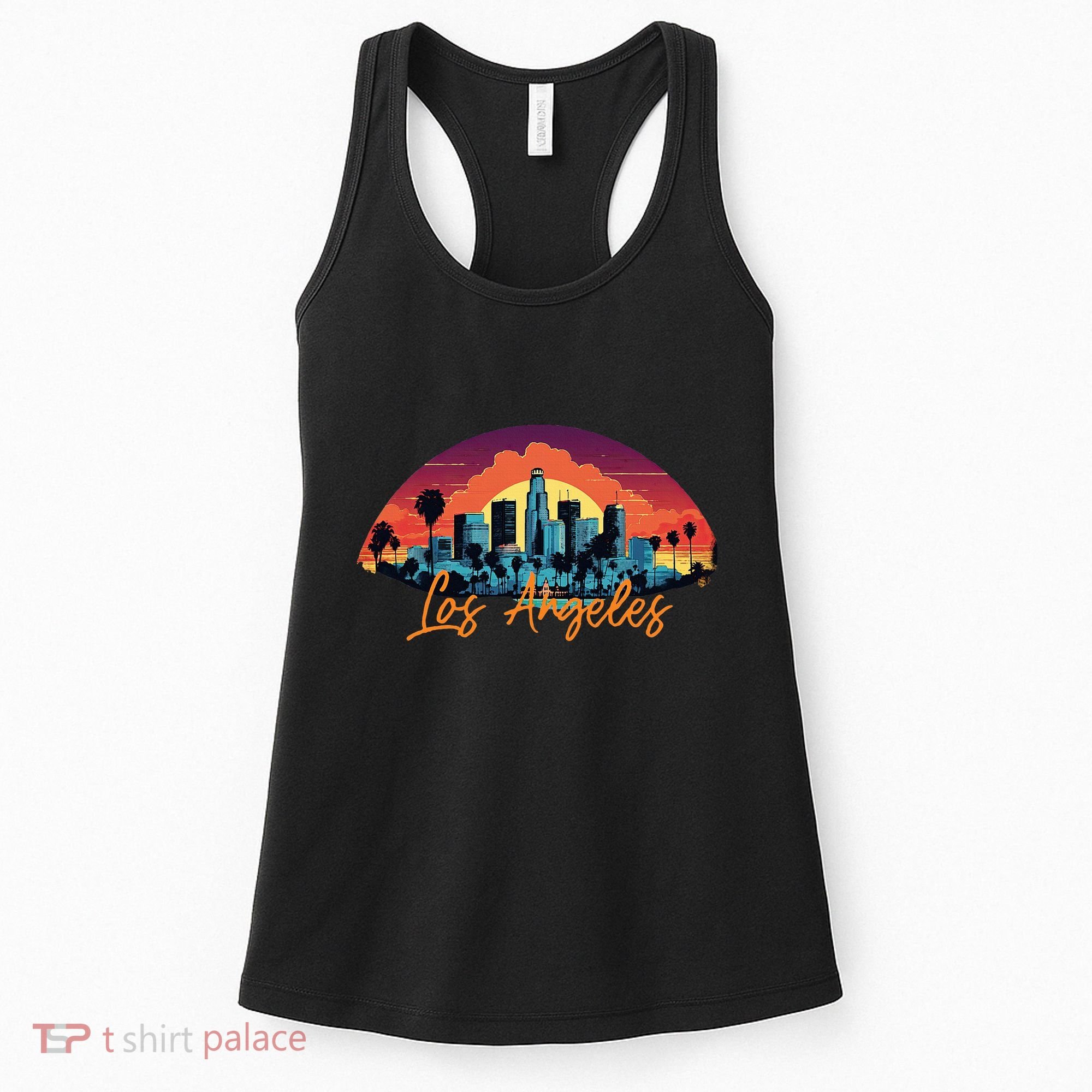 Los Angeles California City Downtown Skyline California L.A. Women's Tank Top