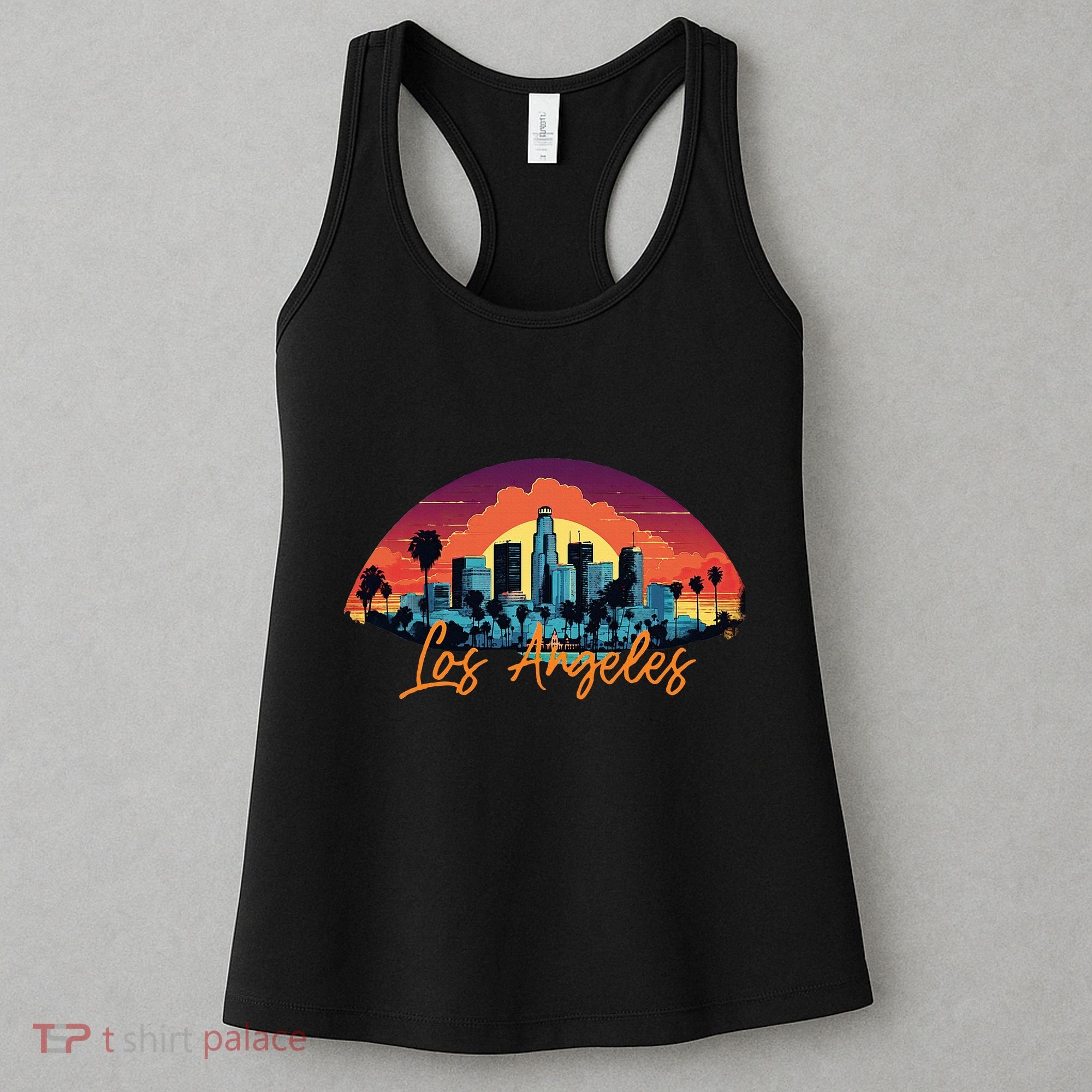 Los Angeles California City Downtown Skyline California L.A. Women's Tank Top