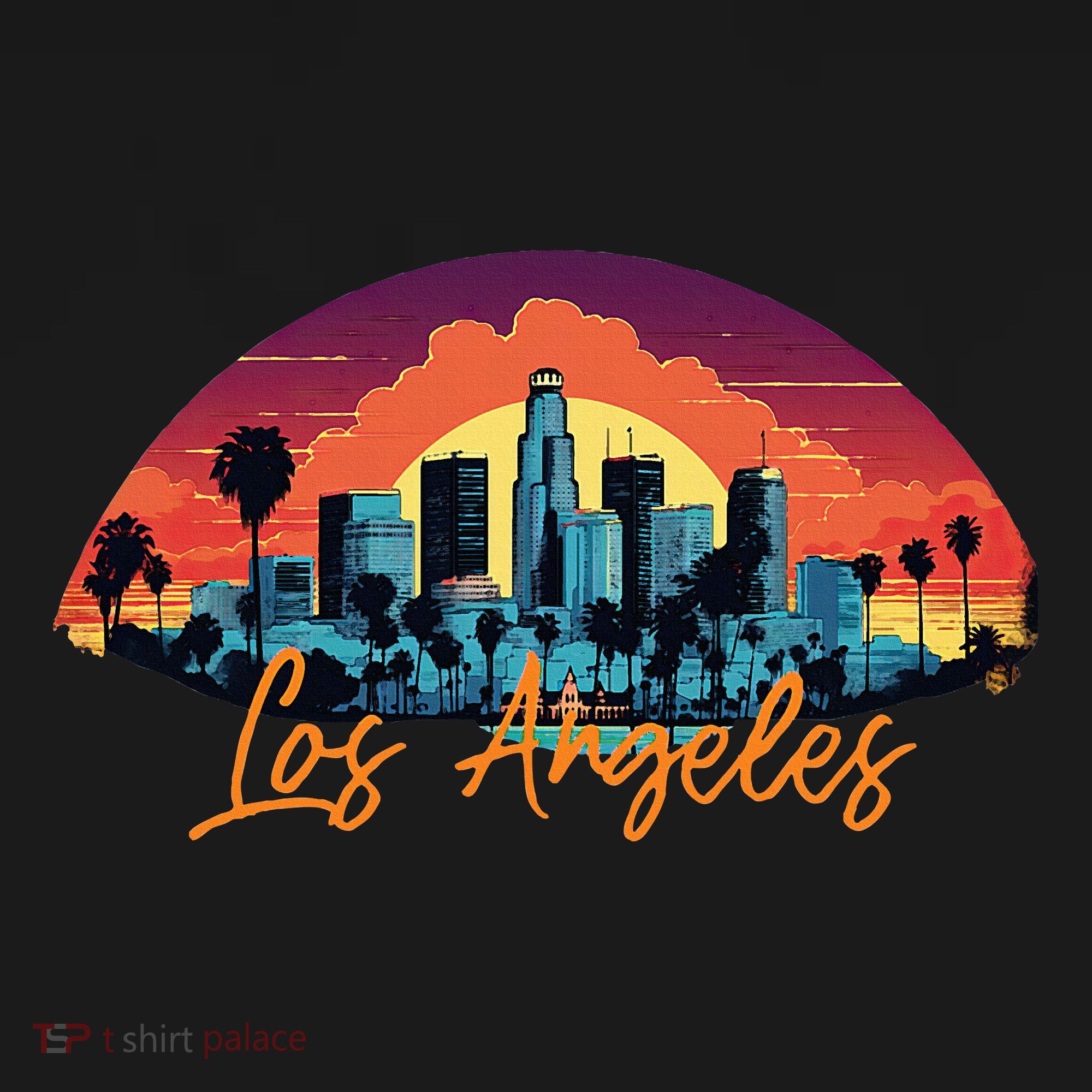Los Angeles California City Downtown Skyline California L.A. Women's Tank Top