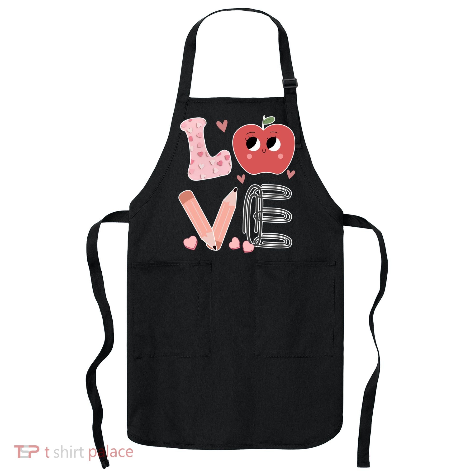 Love Apple Cute Teacher Gift Apron