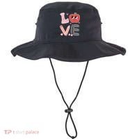 Love Apple Cute Teacher Gift Bucket Hat thumb 0