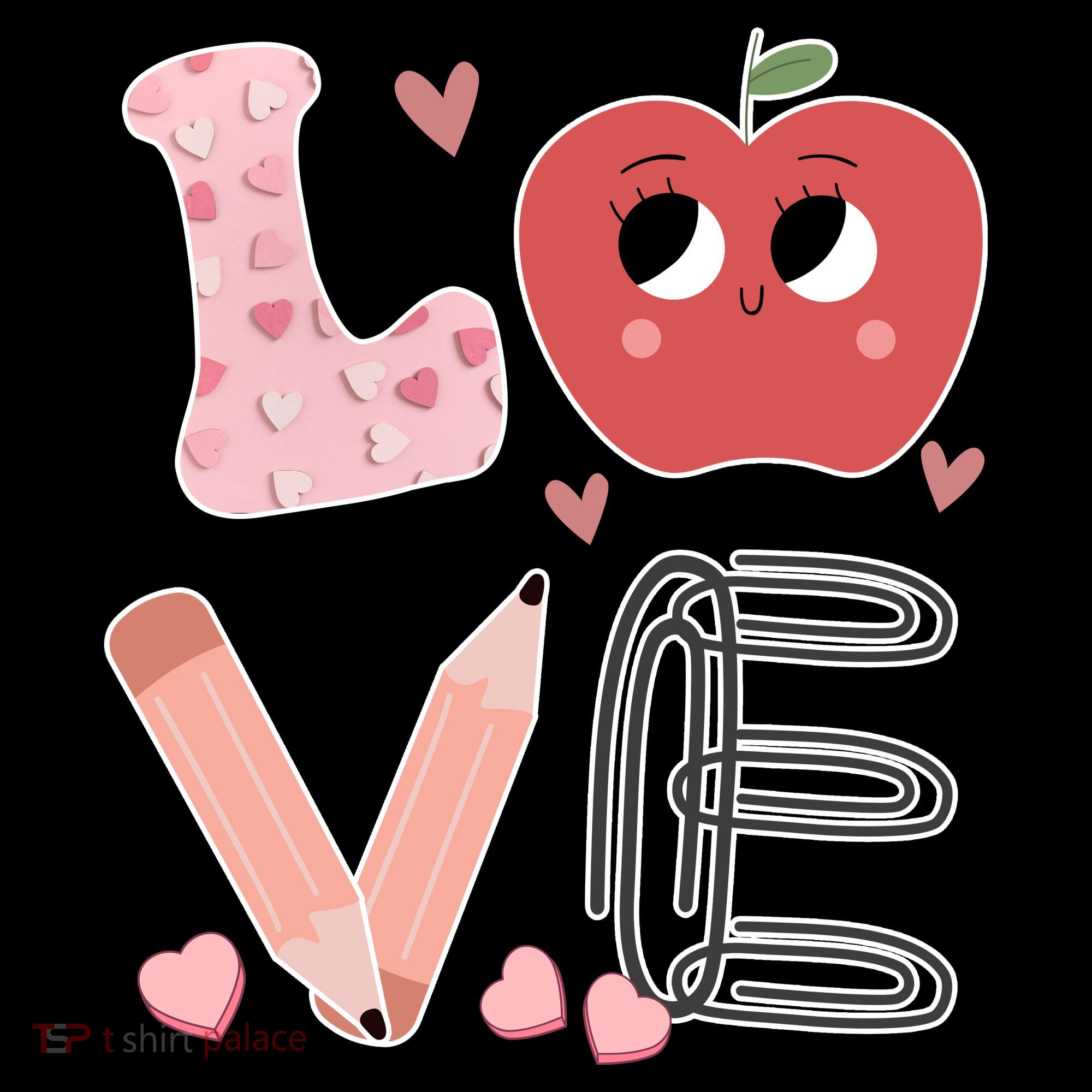 Love Apple Cute Teacher Gift Bucket Hat