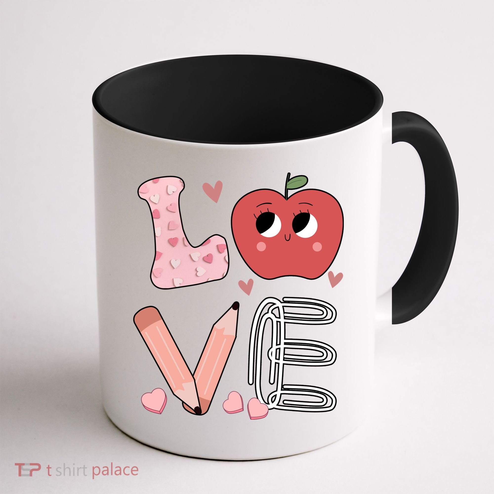 Love Apple Cute Teacher Gift Coffee Mug