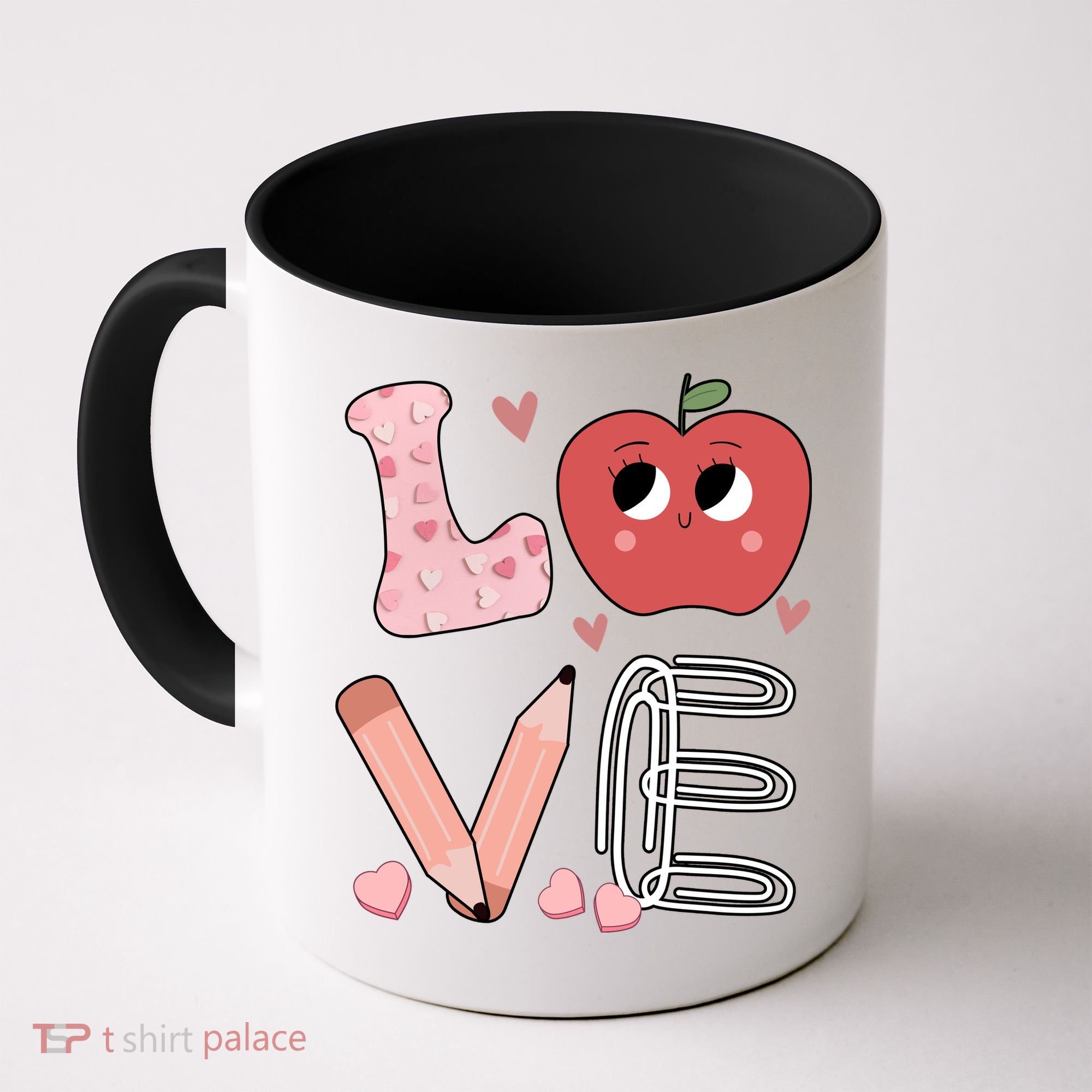 Love Apple Cute Teacher Gift Coffee Mug