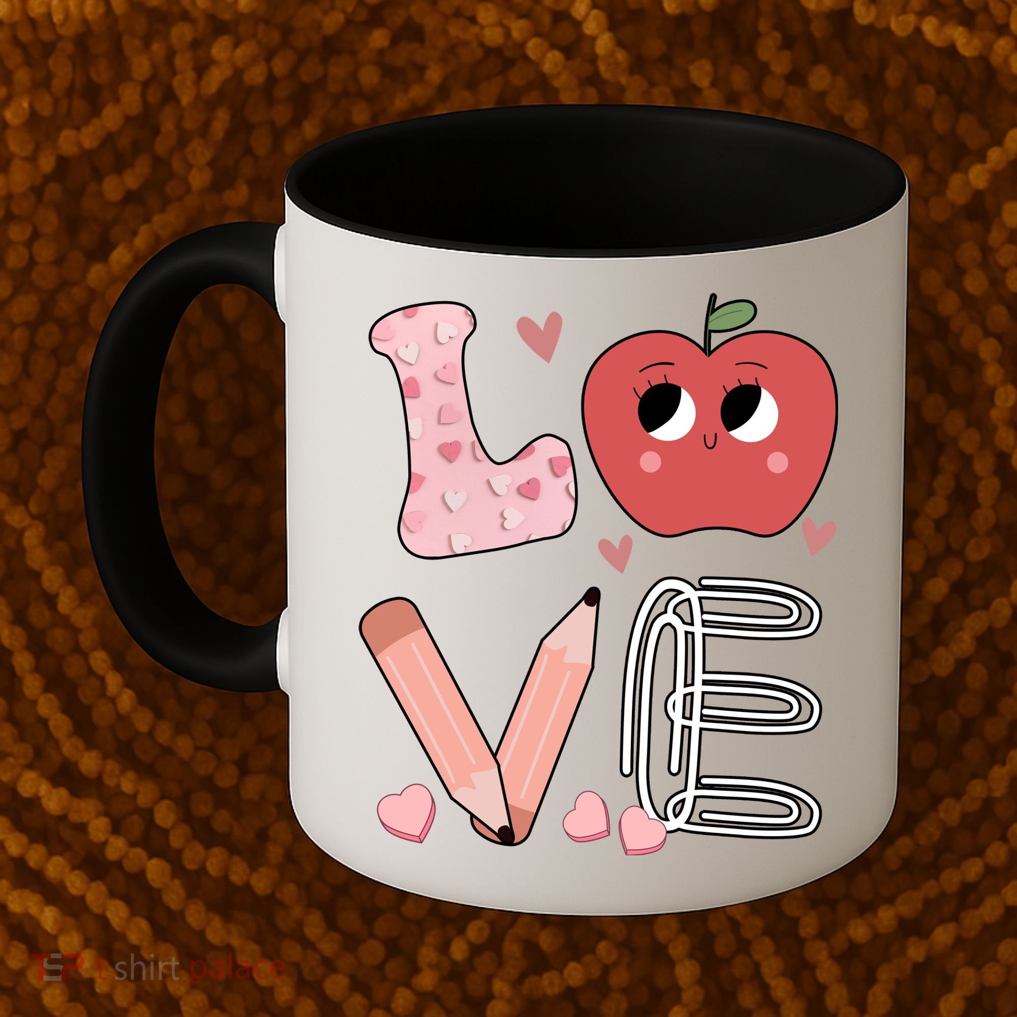 Love Apple Cute Teacher Gift Coffee Mug