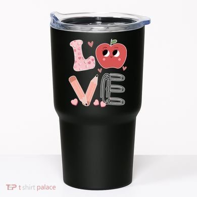 Love Apple Cute Teacher Gift Tumbler