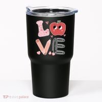 Love Apple Cute Teacher Gift Tumbler thumb 0
