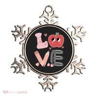 Love Apple Cute Teacher Gift Ornament thumb 0