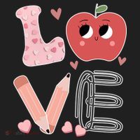 Love Apple Cute Teacher Gift Hat thumb 2