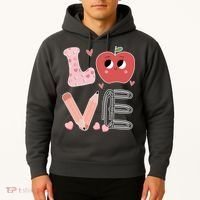 Love Apple Cute Teacher Gift Hoodie thumb 2