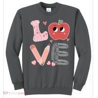 Love Apple Cute Teacher Gift Sweatshirt thumb 0