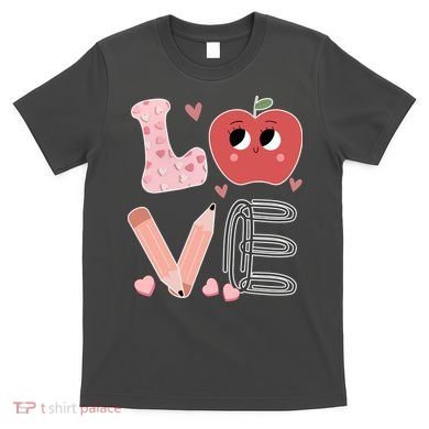 Love Apple Cute Teacher Gift T-Shirt