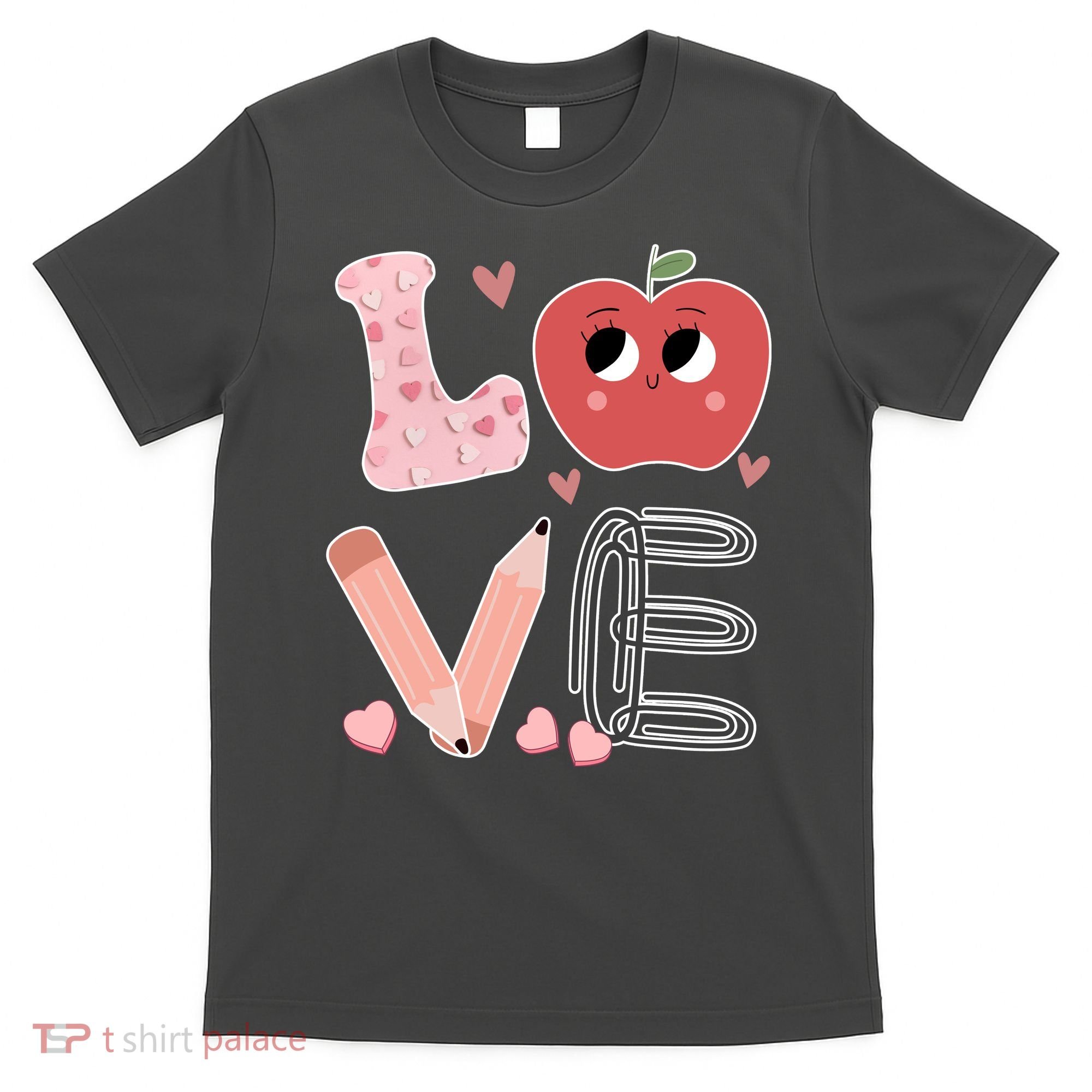 Love Apple Cute Teacher Gift T-Shirt