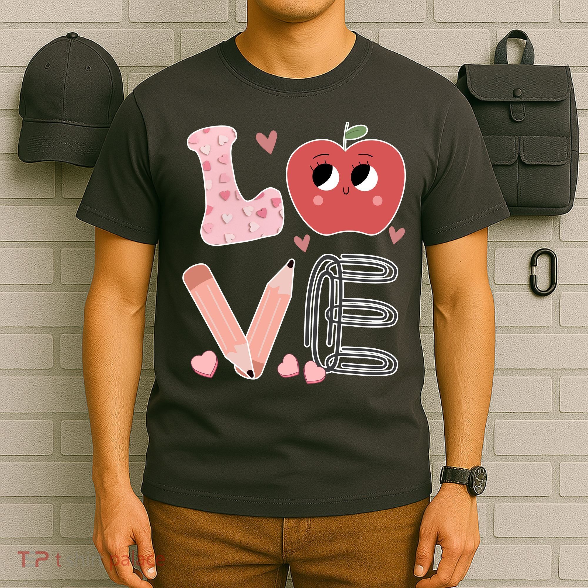 Love Apple Cute Teacher Gift T-Shirt