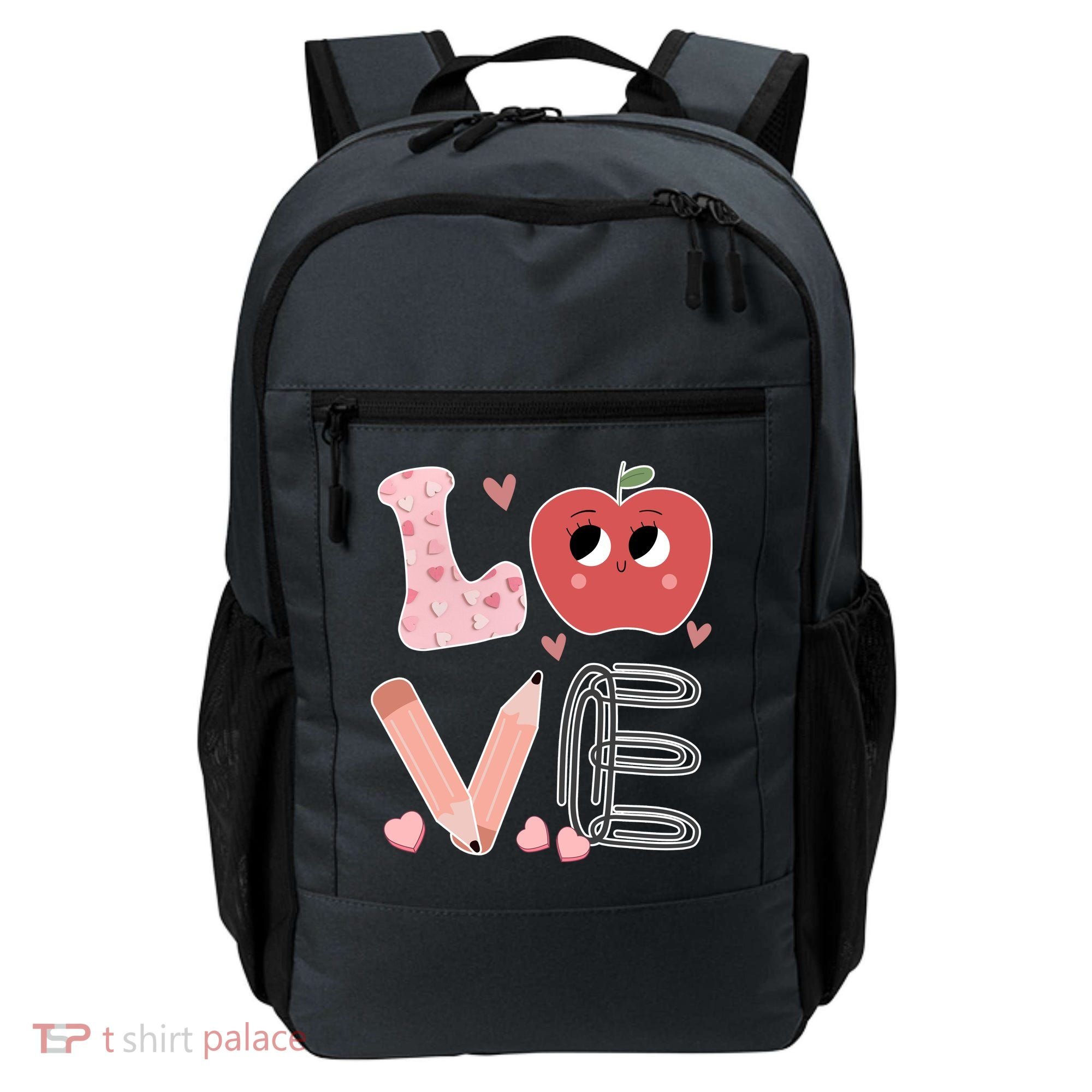 Love Apple Cute Teacher Gift Backpack