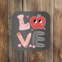 Love Apple Cute Teacher Gift Coaster thumb 0