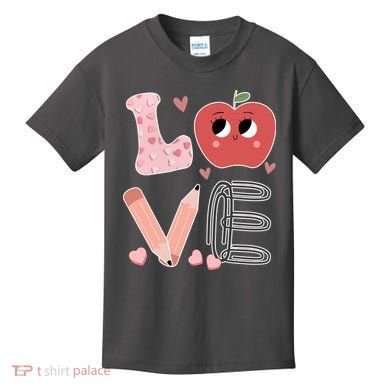 Love Apple Cute Teacher Gift Kids T-Shirt