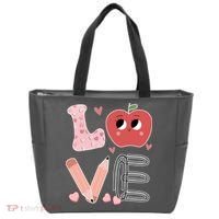 Love Apple Cute Teacher Gift Tote Bag thumb 0