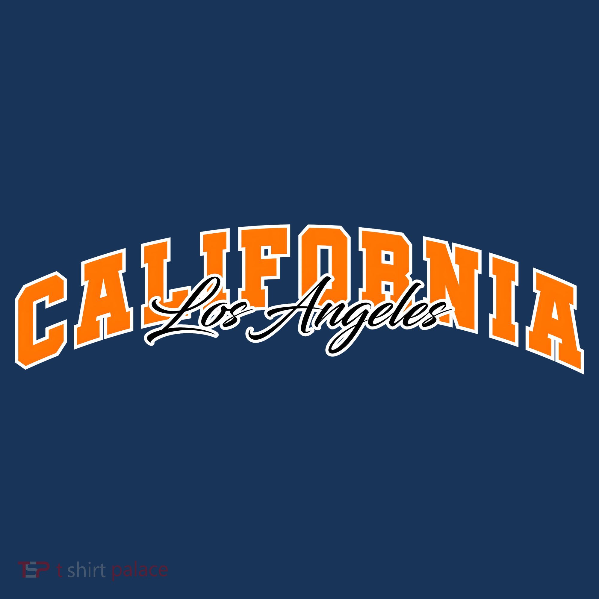 Los Angeles California Sporty Logo Coaster