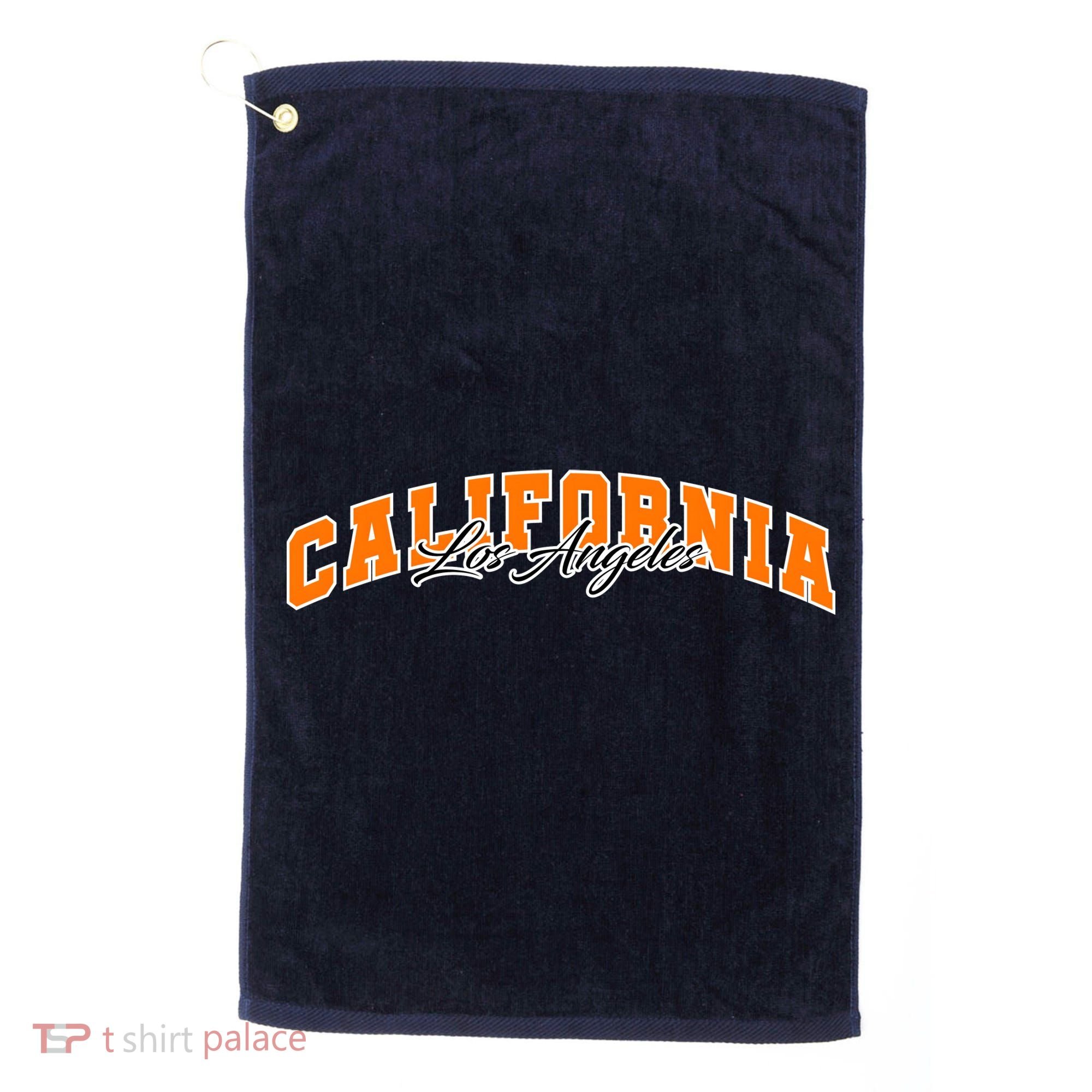 Los Angeles California Sporty Logo Golf Towel