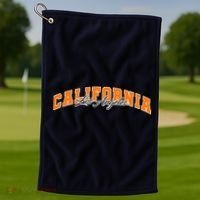 Los Angeles California Sporty Logo Golf Towel thumb 1
