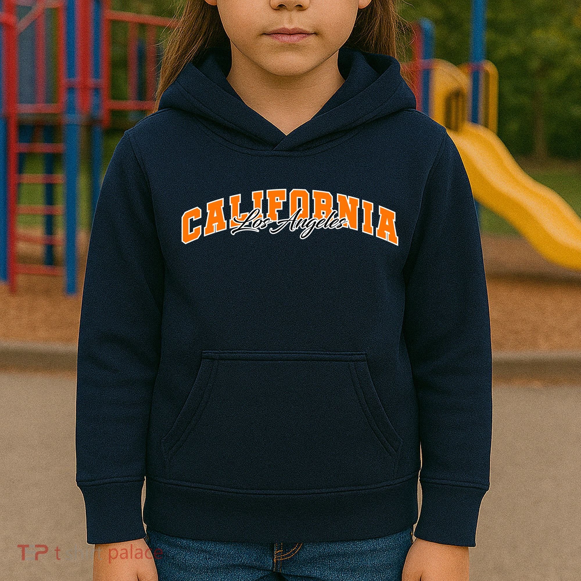 Los Angeles California Sporty Logo Kids Hoodie
