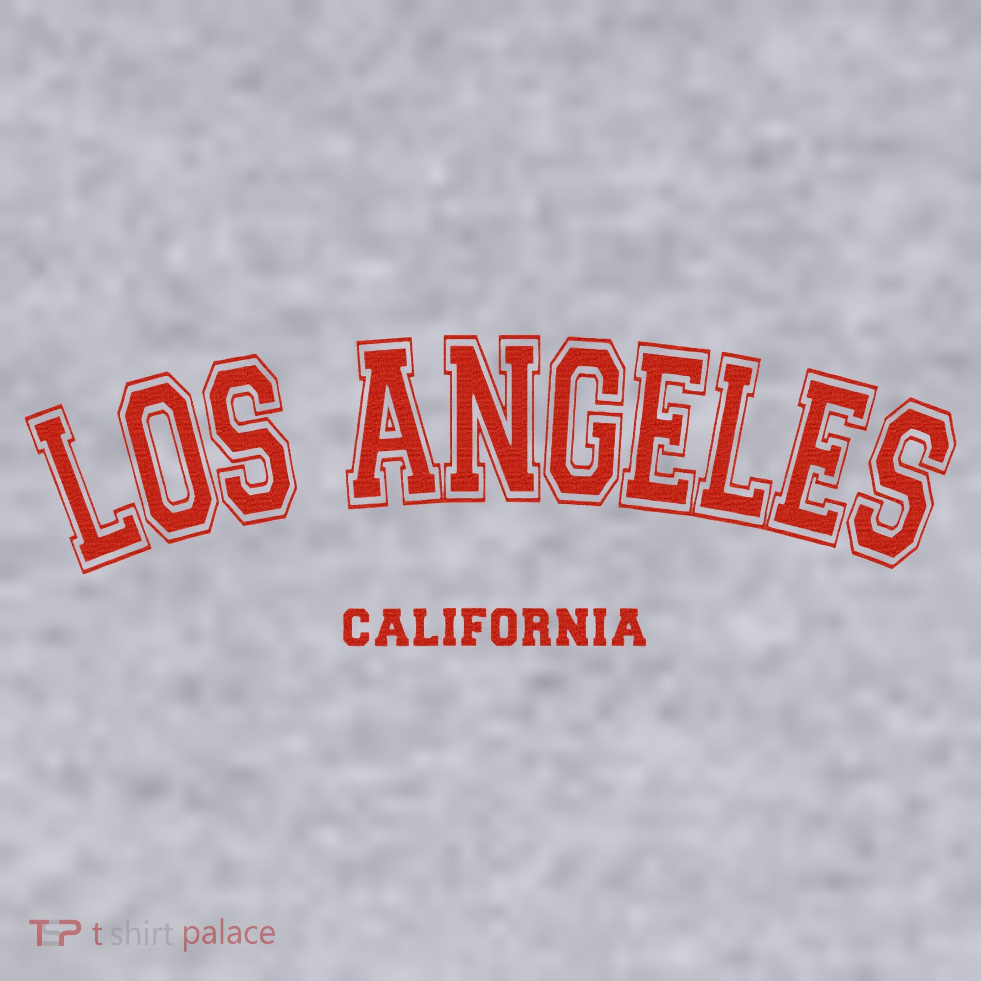 Los Angeles California CA Red Lette Women's Sweatshirt