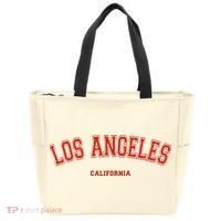 Los Angeles California CA Red Lette Tote Bag thumb 0