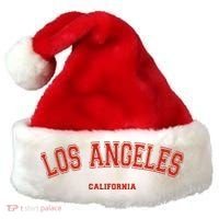 Los Angeles California CA Red Lette Santa Hat thumb 0
