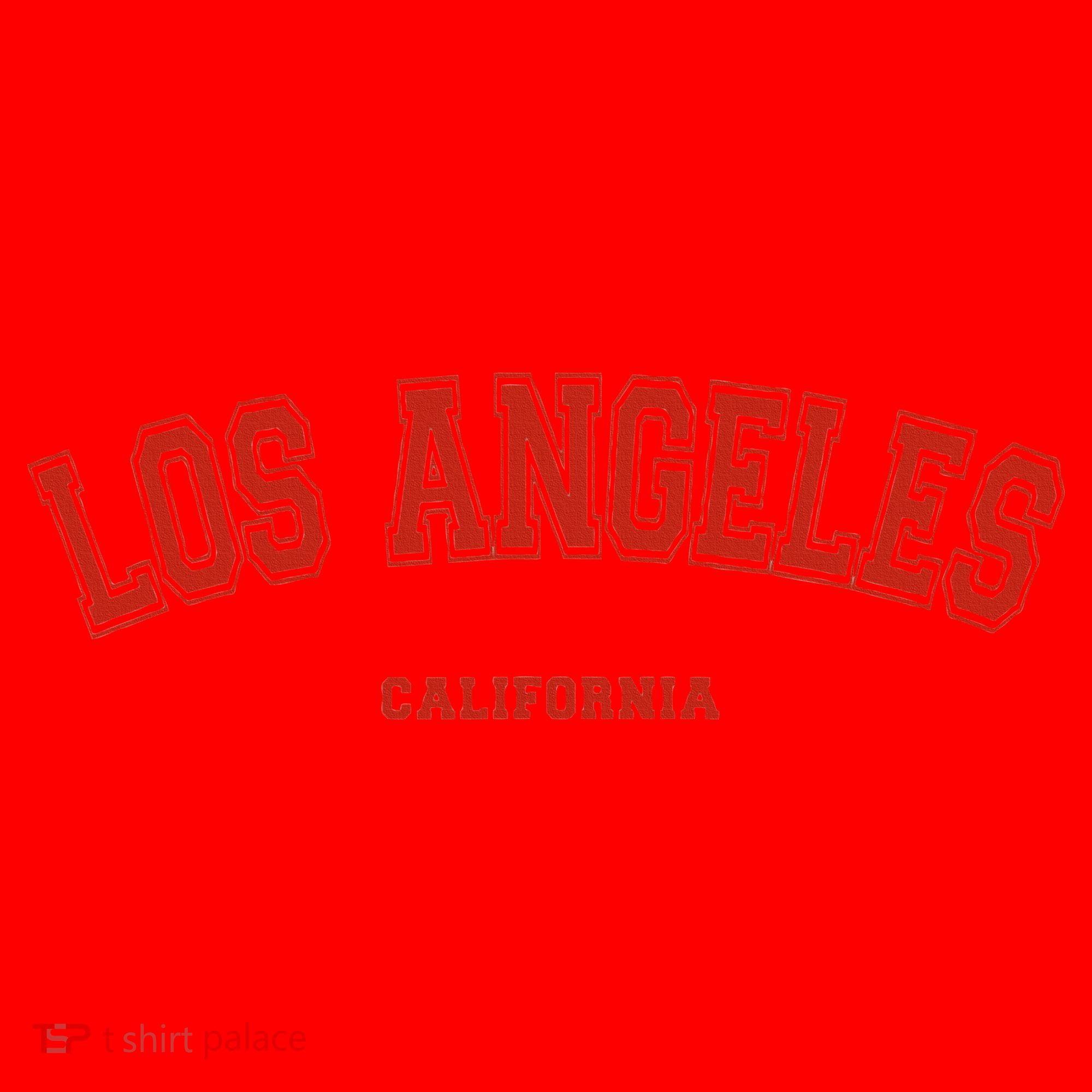 Los Angeles California CA Red Lette Santa Hat