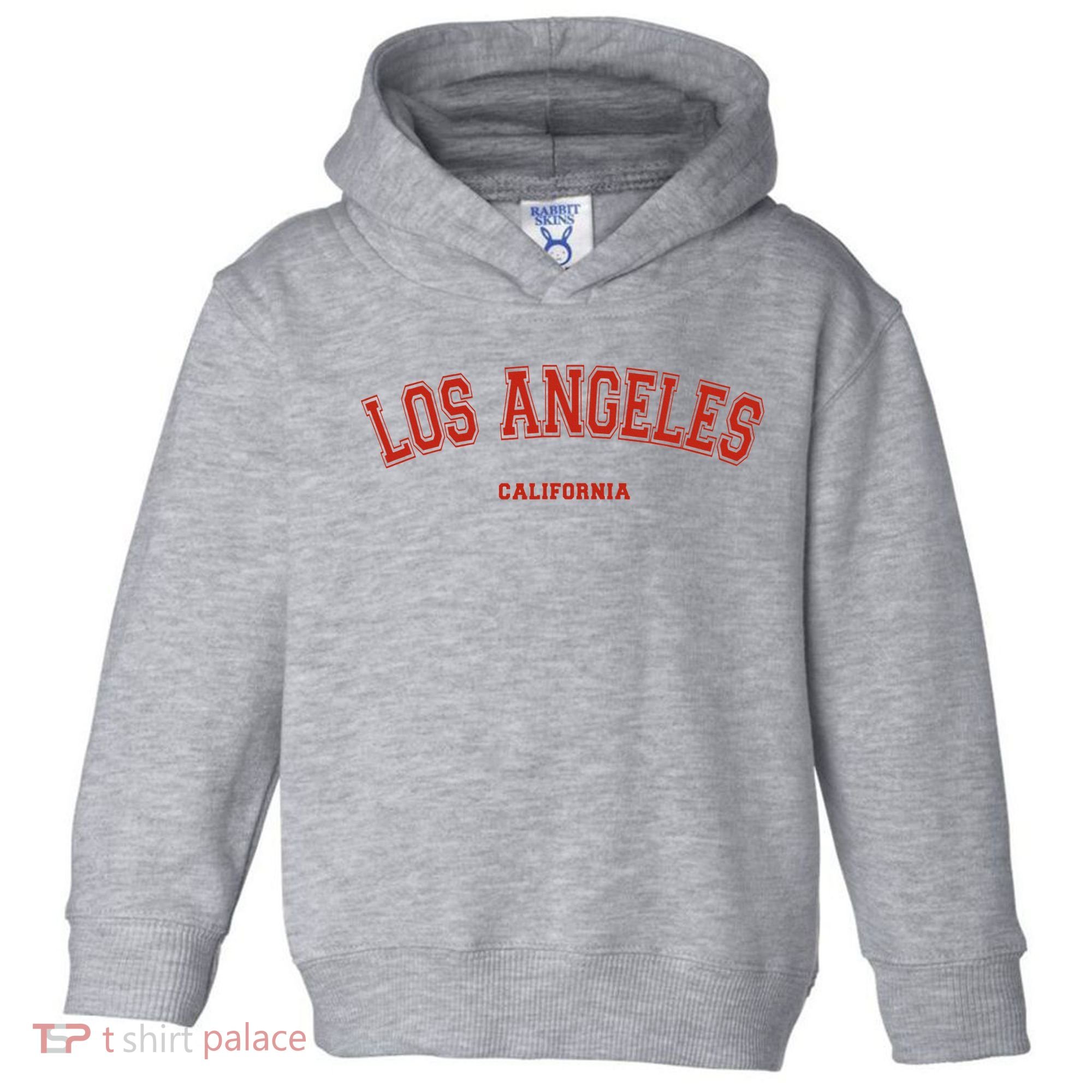 Los Angeles California CA Red Lette Toddler Hoodie