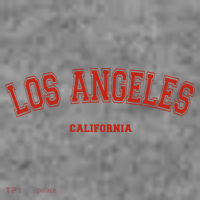 Los Angeles California CA Red Lette Toddler Hoodie thumb 2